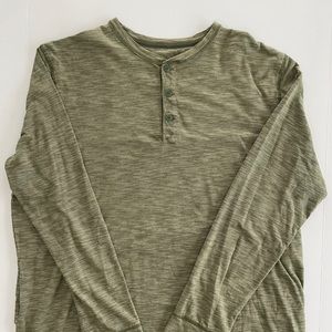 Men’s Green Heather Henley